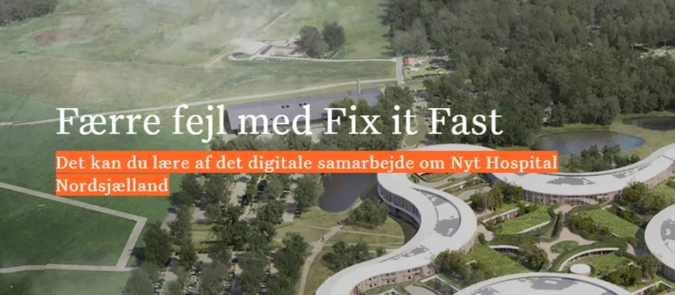 Billede Oppefra Af Nyt Hospital Nordsjælland