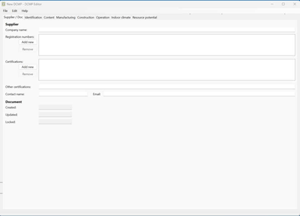 DCMP Editor