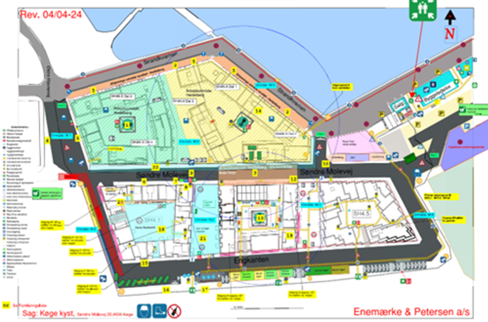 Køge Kyst Byggepladsplan