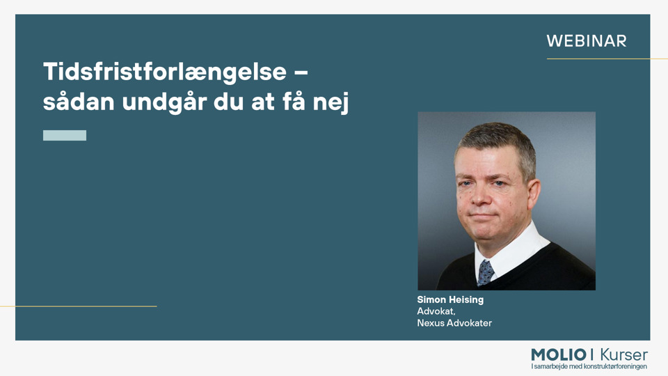 Webinar 1920X1080 Tidsfristforlængelse – Sådan Undgår Du At Få Nej UDEN DATO