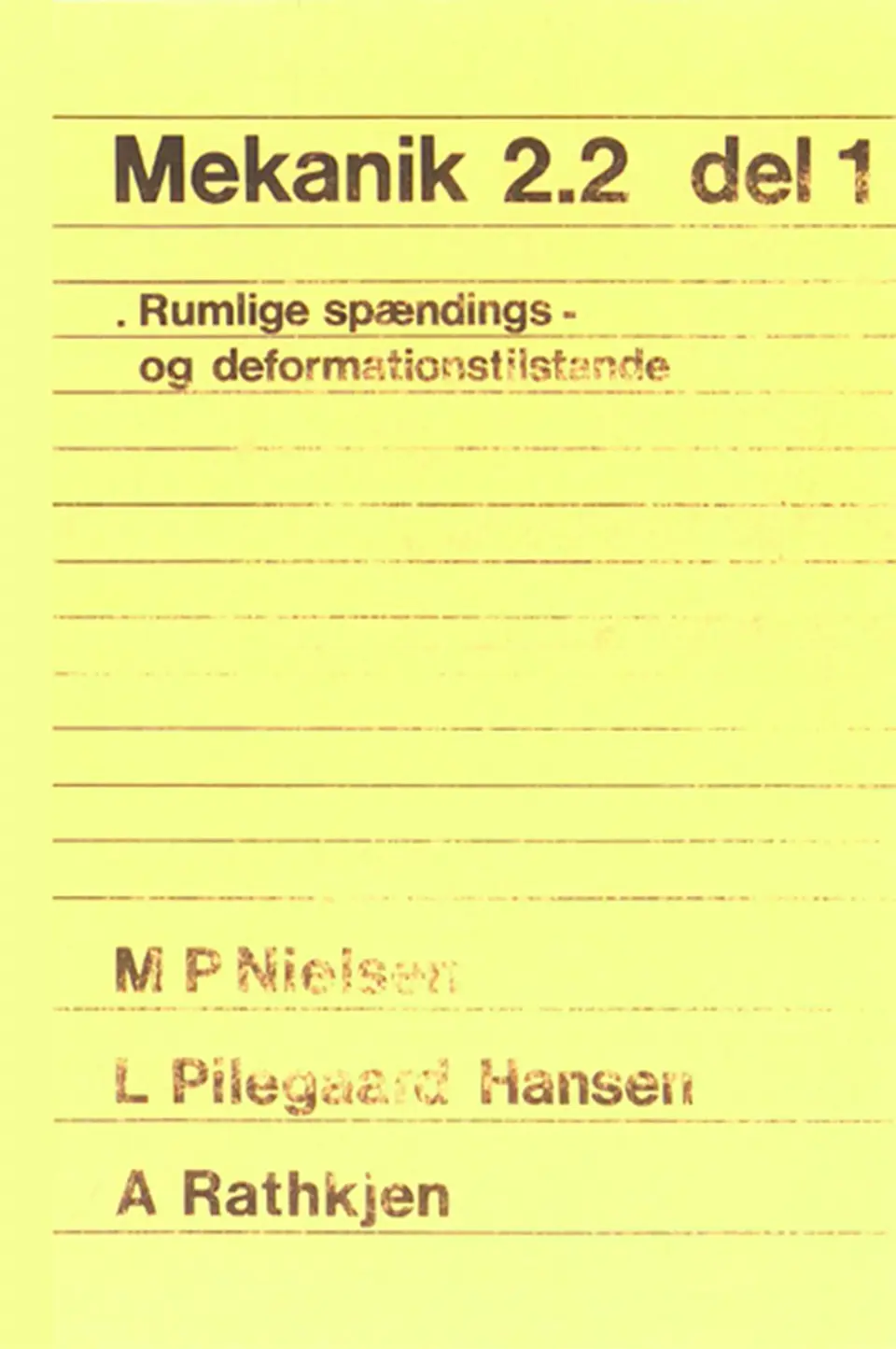 Mekanik 2.2. Del 1 e-bog