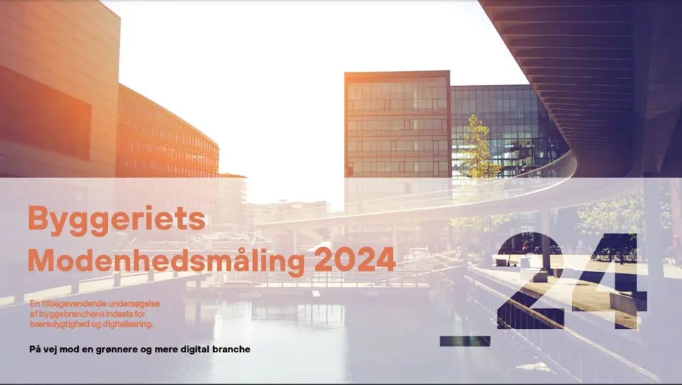 Byggeriets Modenhedsmåling Grafik 2024