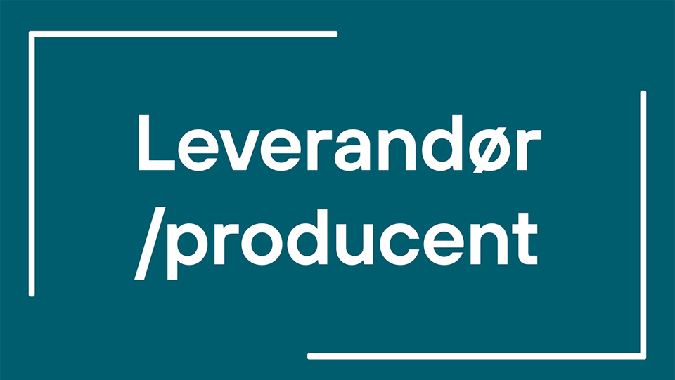 Leverandør