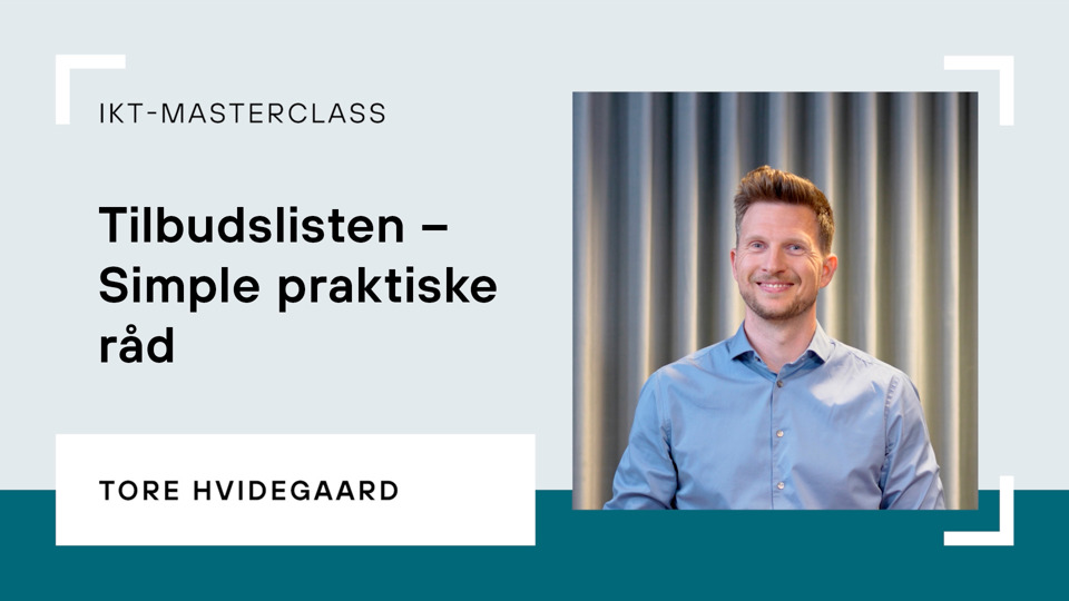 Tore Vingegaard Tilbudslisten