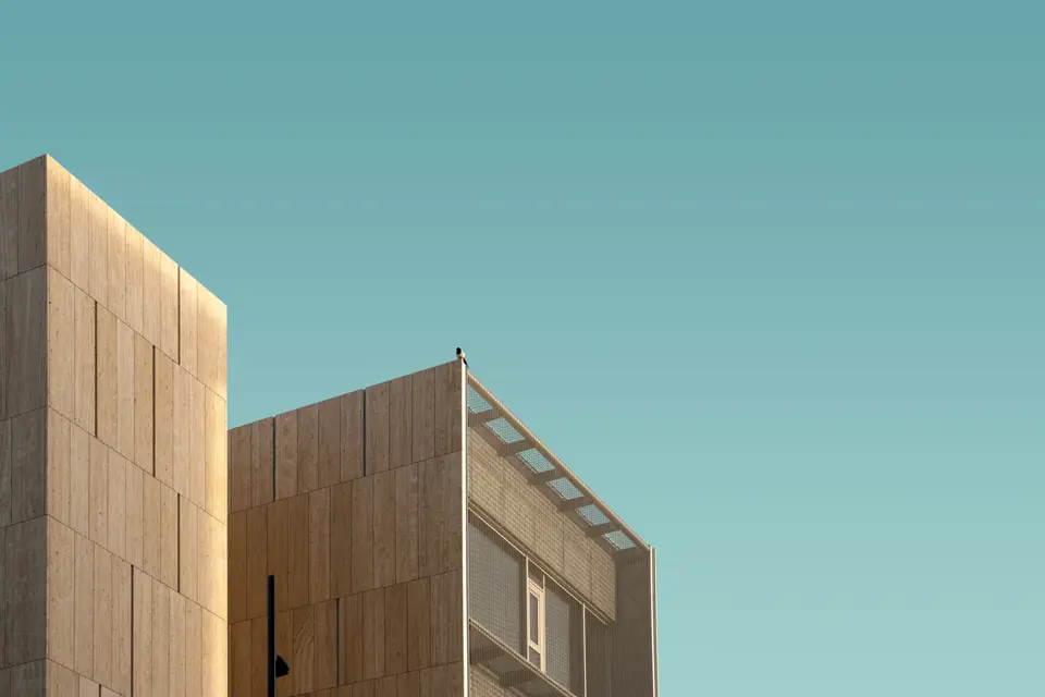 Blå Himmel Arkitektur
