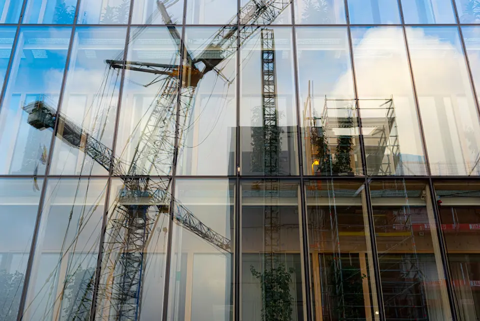Konstruktion Glas Facade