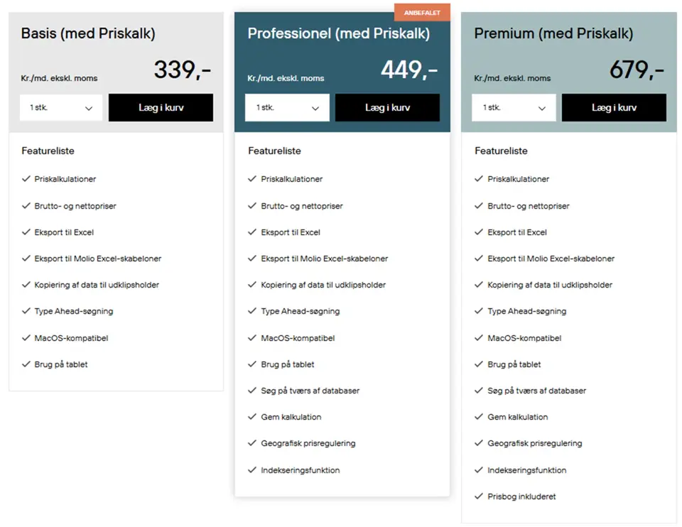 Priser Prisdata Abonnomenter