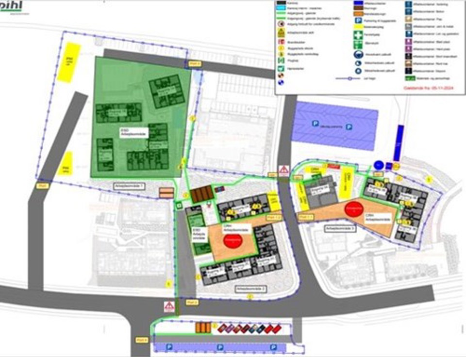 Vinge Byggepladsplan