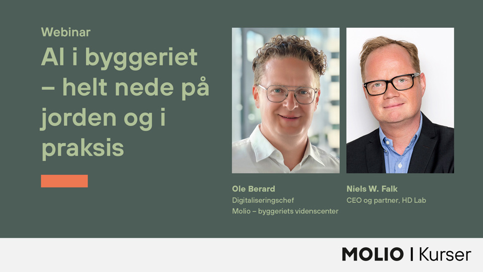 Webinar AI I Byggeriet Header