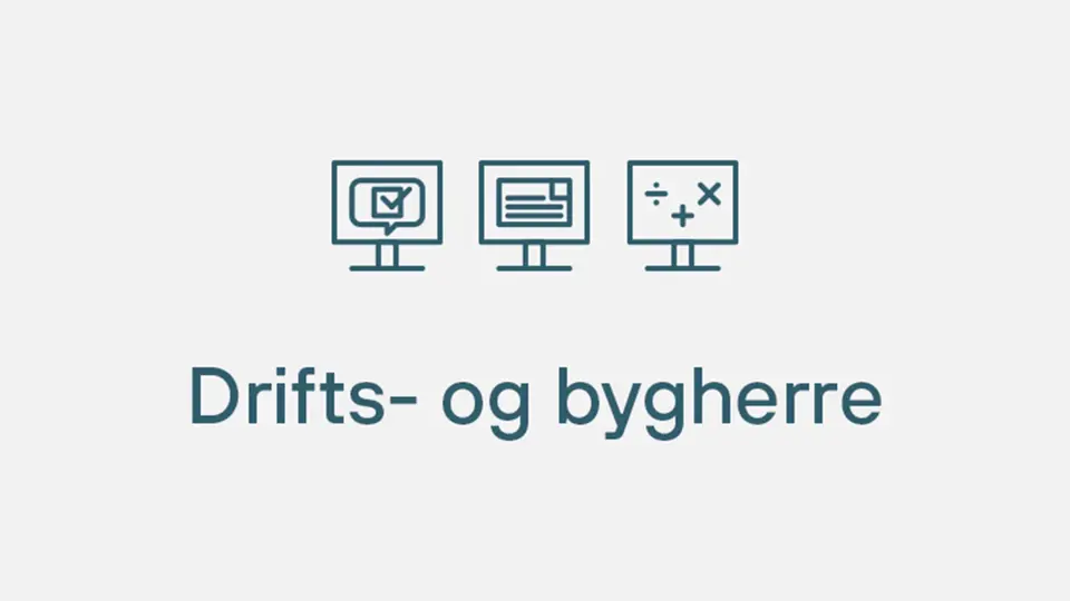 Branchekategori Drifts Og Bygherre