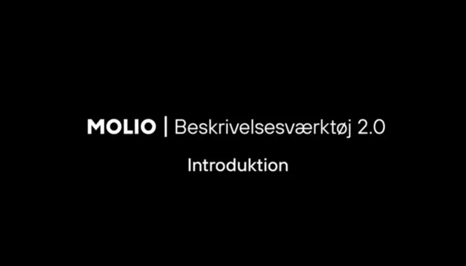 Beskrivelsesværktøjet Introduktion Videofront Digitaleværktøjer