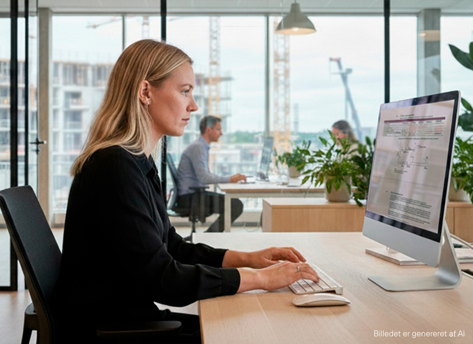 Kvinde Der Arbejder Med Tegningsstandarderne (1)