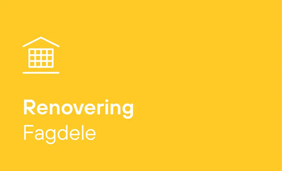 Renovering - Fagdele 2025